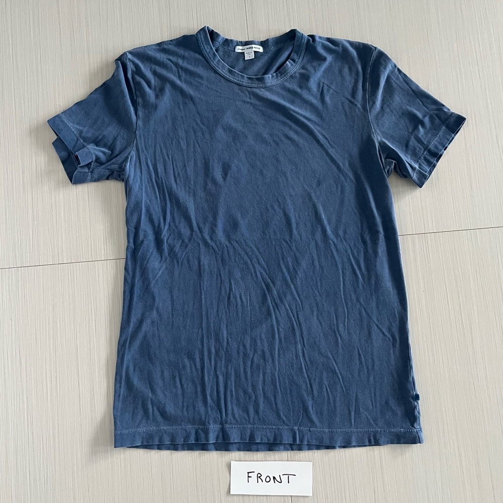 James Perse Blue Short Sleeve Tee
